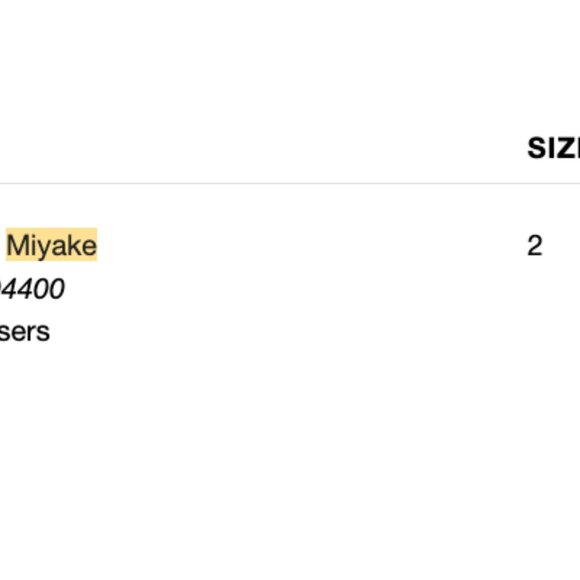 ISSEY MIYAKE Pleats Please brown Mellow trousers size JP2 - Picture 5 of 5